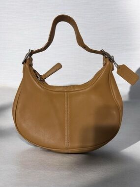 Coach Tan Pebble Leather handBag